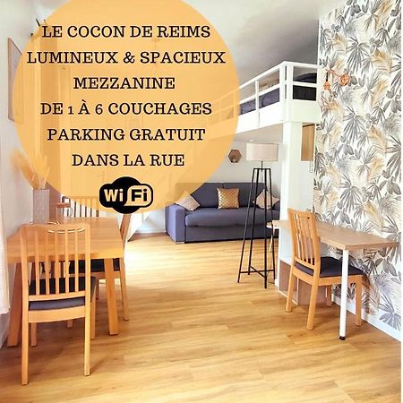 Le Cocon De Reims /Wifi/Commerce /Av De Paris Eksteriør billede